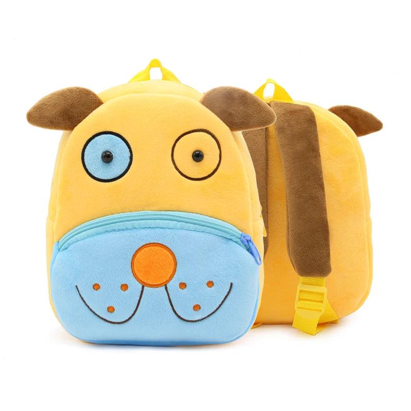 Cartoon Plush Backpack - Puppy - Backpacks For Tots