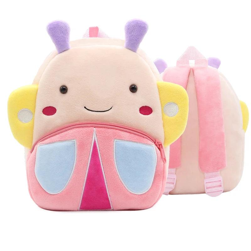 Cartoon Plush Backpack - Butterfly - Backpacks For Tots